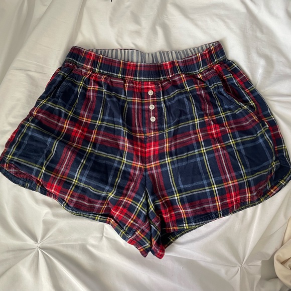 aerie Other - aerie pajama shorts/ boxer for women with buttons and pockets